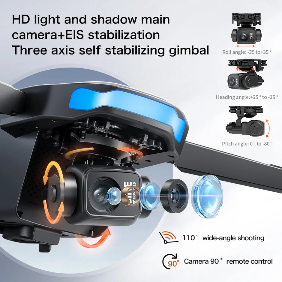 S-X1 MAX GPS Drone Professional 4K Camera Large Screen Remote Control Folding Drone