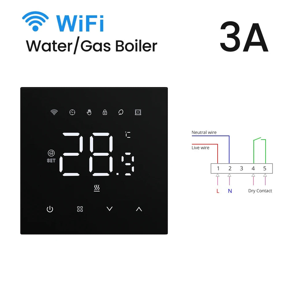 AVATTO Tuya Smartlife HD LED WiFi Thermostat Controller