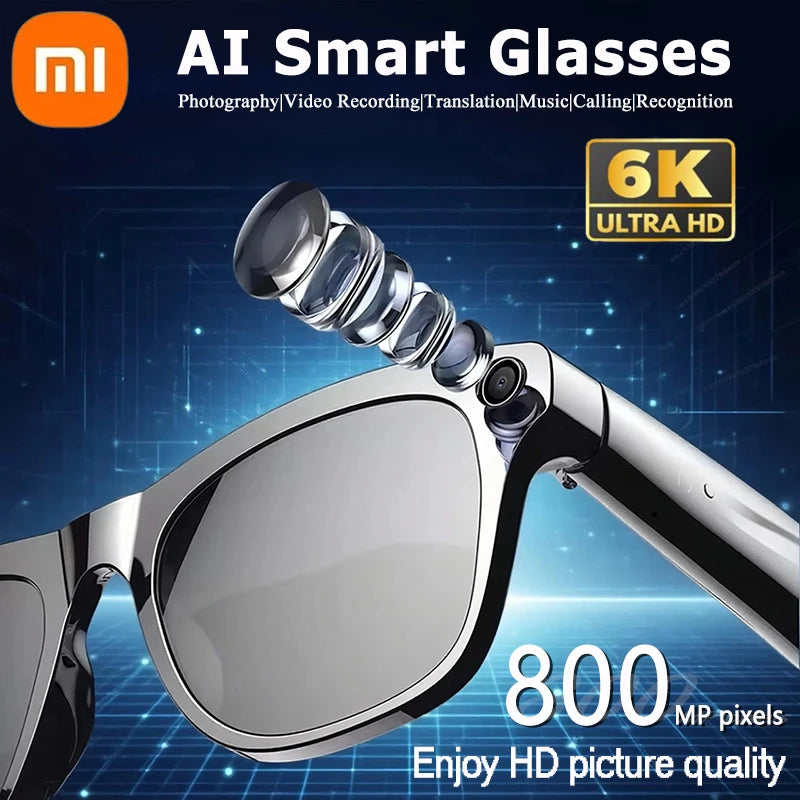 Xiaomi 6K HD AI Smart Glasses Photochromic