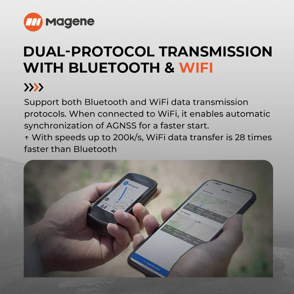 Magene GPS Bike Computer C606 Navigation Speedometer