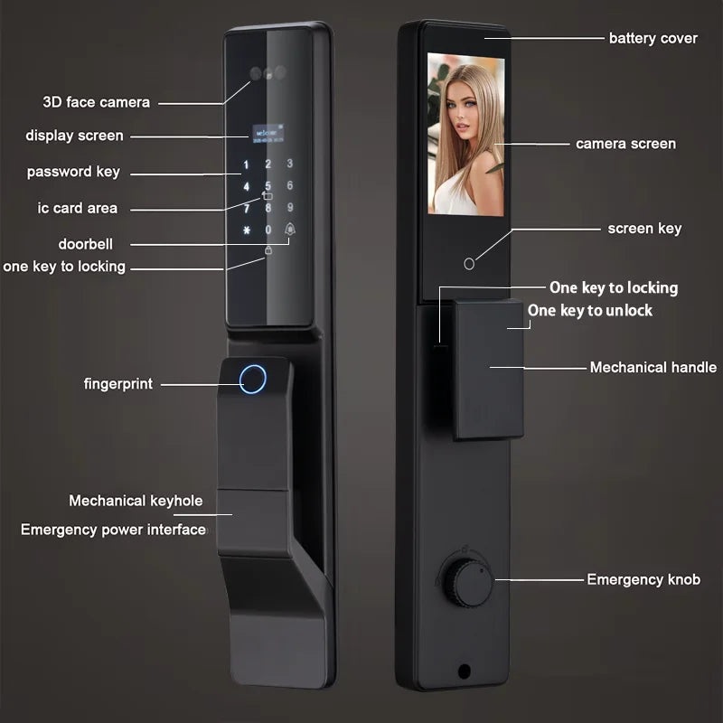 Alexa voice control smart door lock