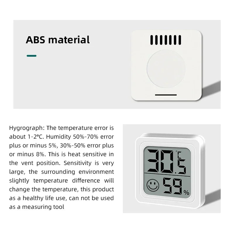 New Smart Thermometer Home Indoor Temperature Humidity Sensor