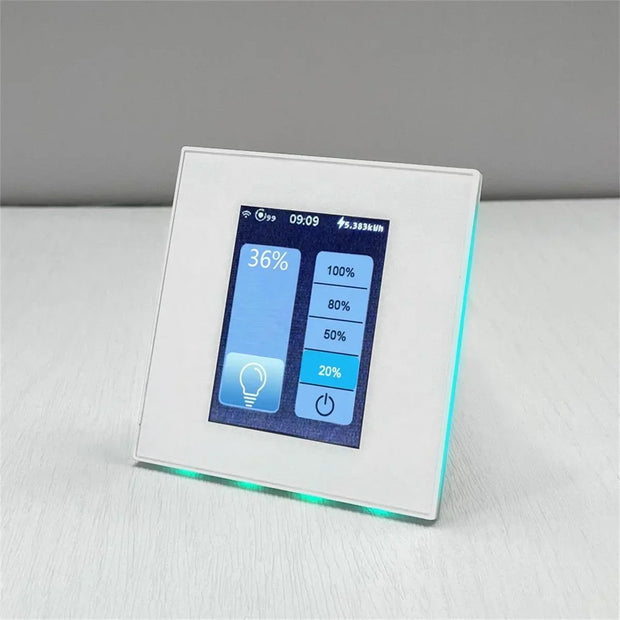 Lanbon L8 Luxury Smart Dimmer Switch - LCD Touch Panel for Tuya, Smart Life & Apple HomeKit