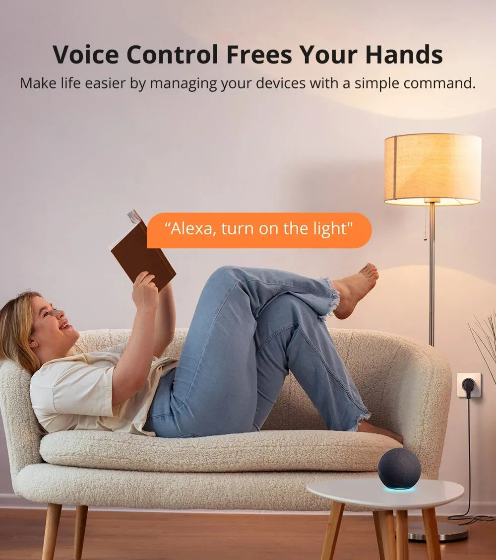 SONOFF S60 EU SONOFF Wifi Socket Smart WiFi Plug