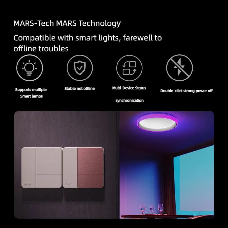 Aqara Smart Wall Switch Z1 More Control Zigbee 3.0
