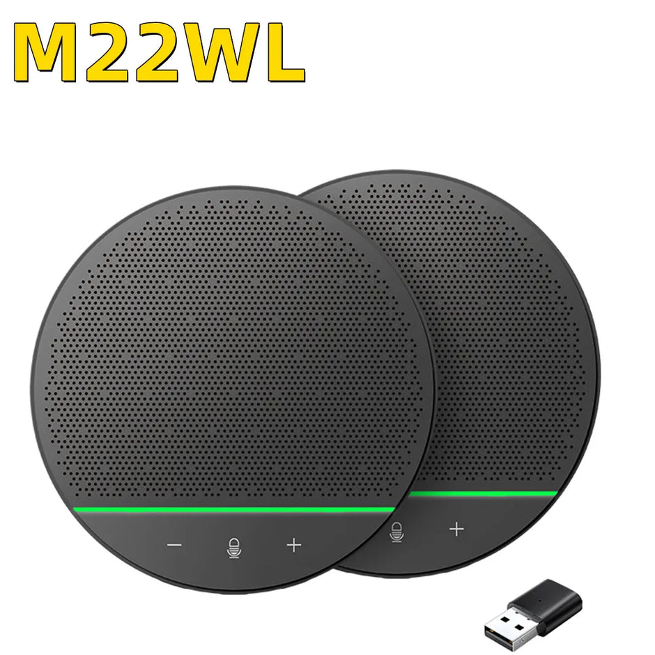 Omni-directional Microphone 10M Radius 360° Pickup Wireless Conference Speaker