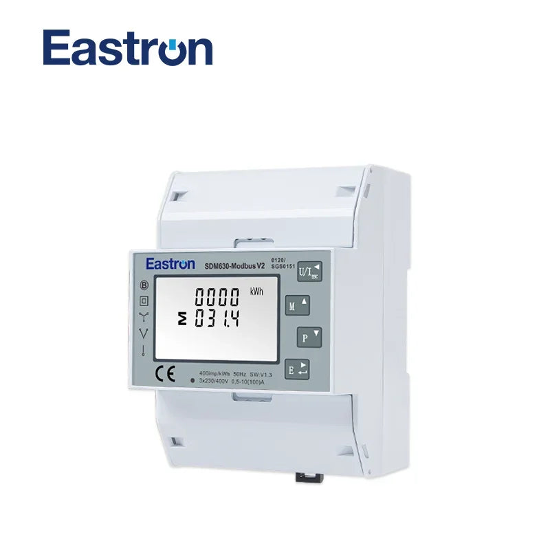 100A SDM630 Modbus V2 MID RS485 Din Rail KWH