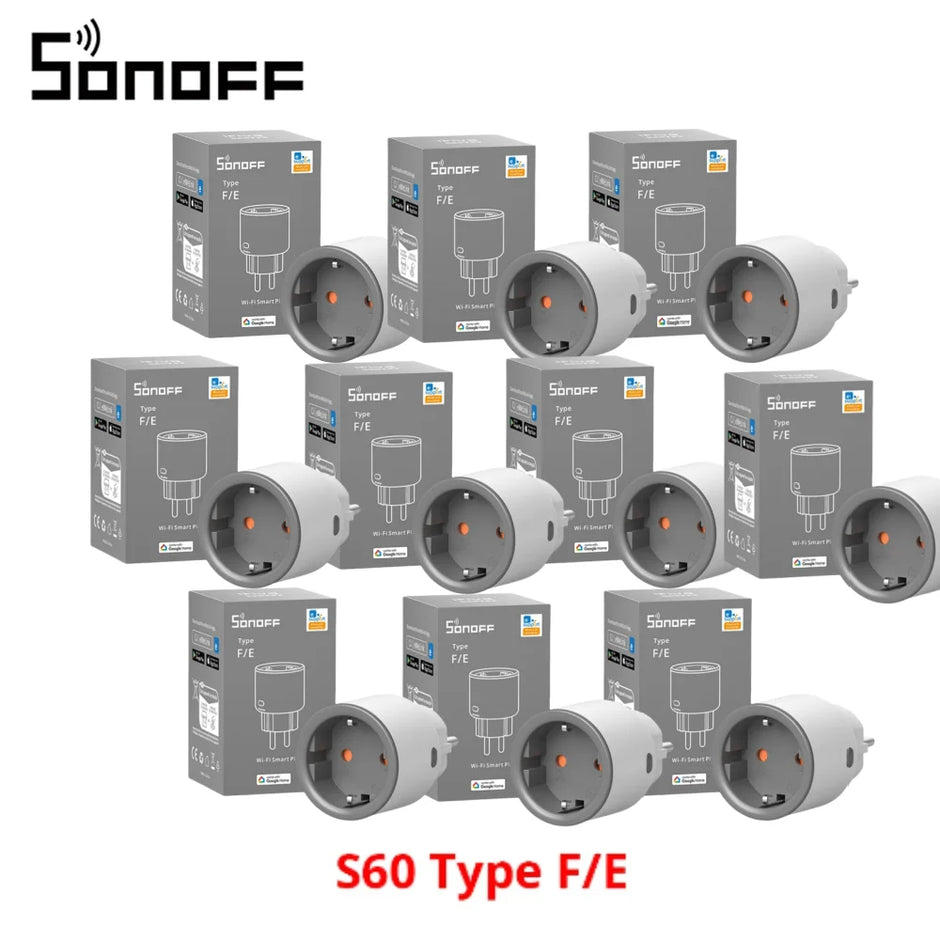 SONOFF S60 EU SONOFF Wifi Socket Smart WiFi Plug