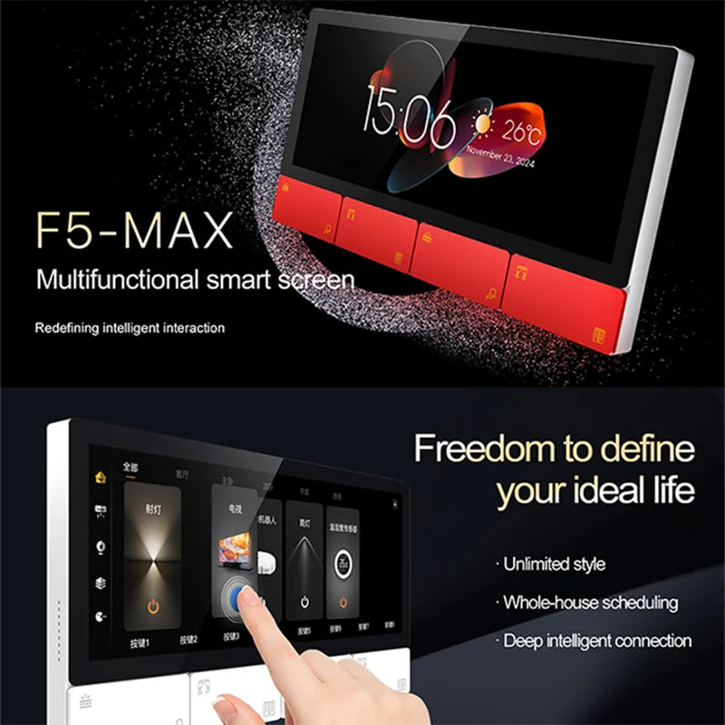 Tuya Smart Control Panel Zigbee Gateway 8 button Multi-function