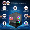 RSION Gaming PC AMD R5 5600 CPU RTX5060 32G RAM 1TB SSD Desktop Game Computer