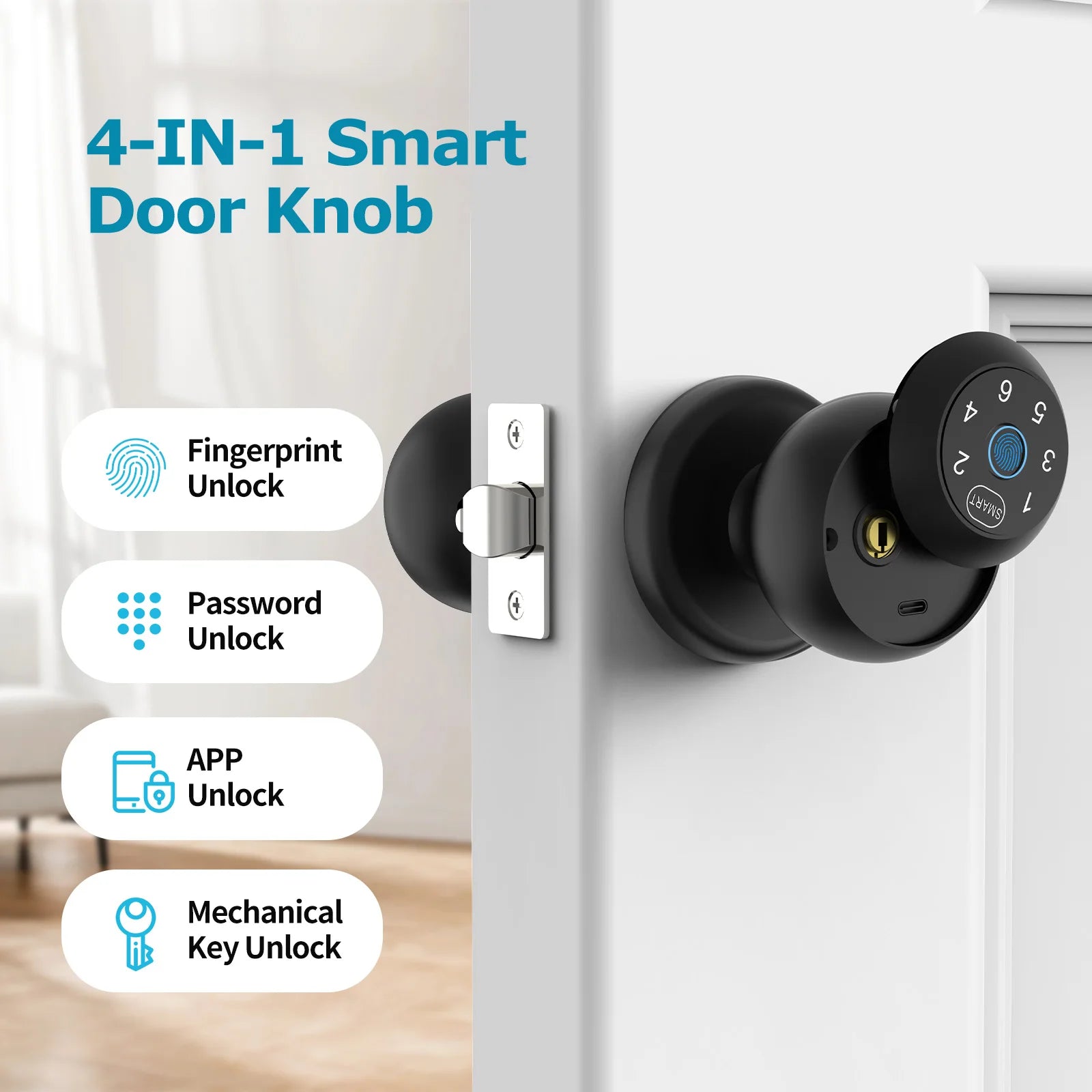 Viladepot Smart Lock Fingerprint Door Lock App