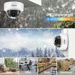 8MP 4K POE IP Camera IK10 Explosion-proof Outdoor H.265 Onvif Metal Dome CCTV