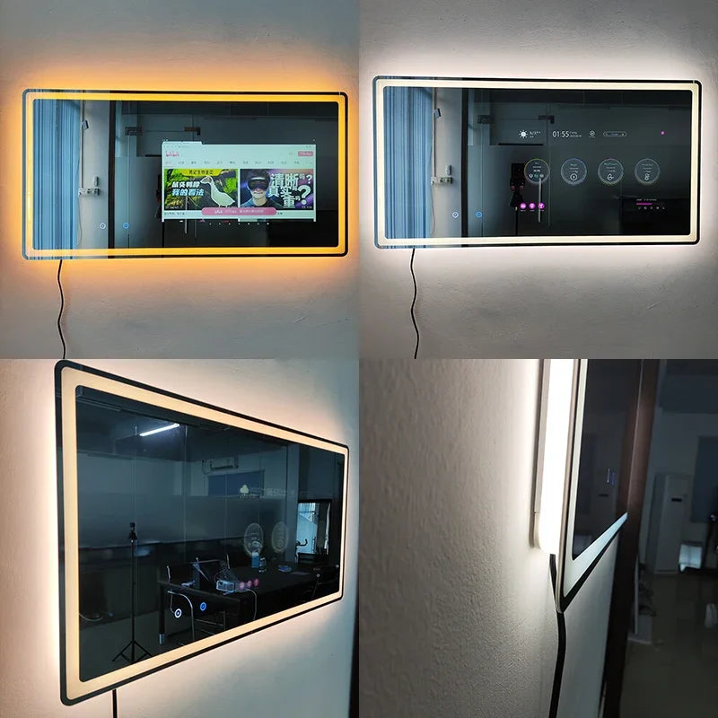 Smart Bathroom Mirror TV With LED Light - Model M6816