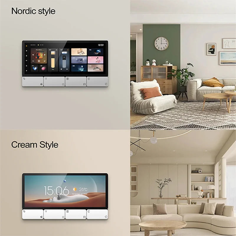 Tuya Smart Control Panel Zigbee Gateway 8 button Multi-function