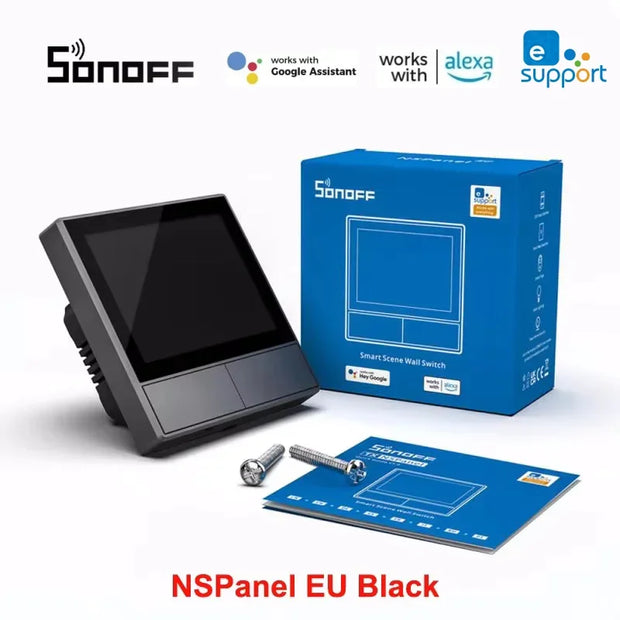 SONOFF NSPanel EU Black SmartScene Wall Switch EU WiFi